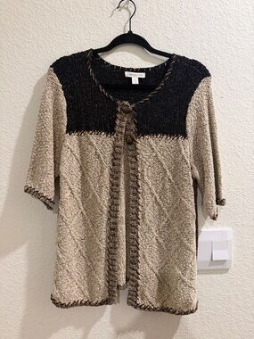 44. Coldwater Creek Color Block Cardi